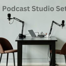 podcast studio setup