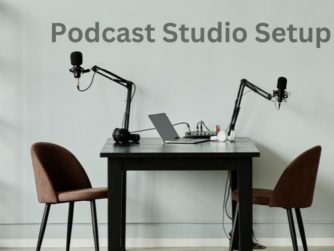podcast studio setup